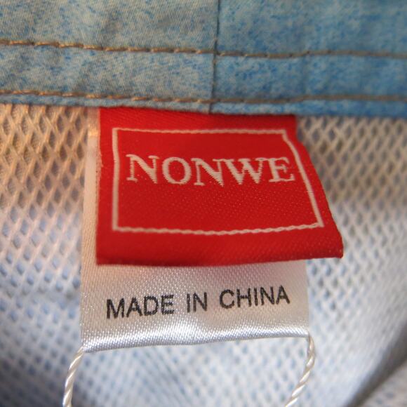 NONWE *NWT* Board Shorts/Swim Trunks Size 30 Blue Striped Lined Surf Beach - Picture 6 of 7